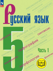 Русский язык. 5 класс. Учебное пособие. В 5 ч. Часть 1 (для слабовидящих обучающихся)